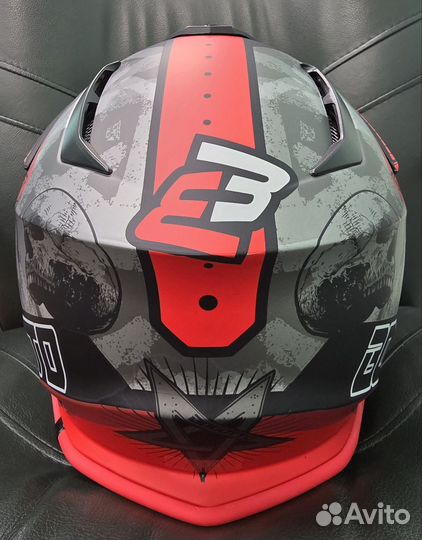 Шлем кросс эндуро Bogotto Rebelion р-р L: 59-60