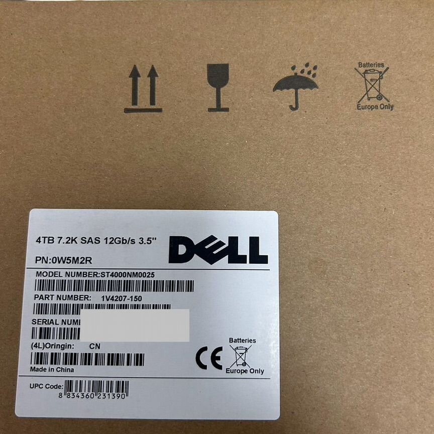 [W5M2R] Жесткий Диск Dell 4tb 3.5st4000nm0025