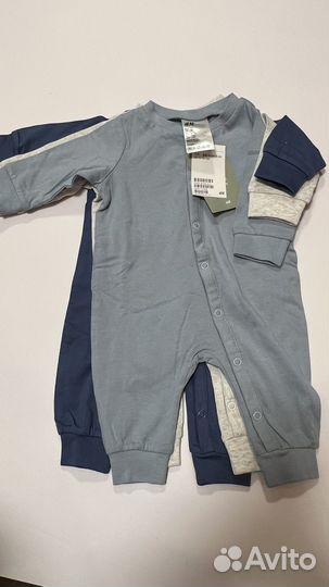 Новые слипы пижамы для новорожденных h&m