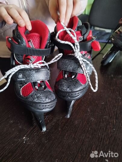 Коньки детские раздвижные