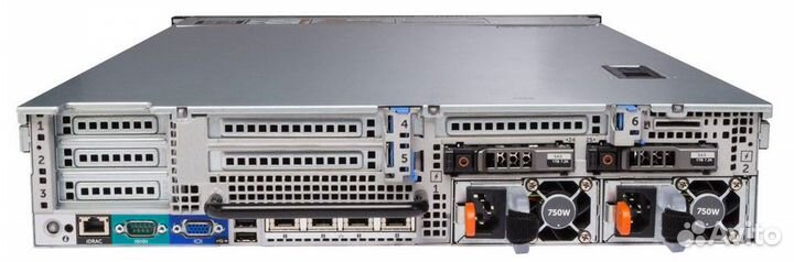 Сервер dell R720xd LFF 2xE5-2630L 64GB