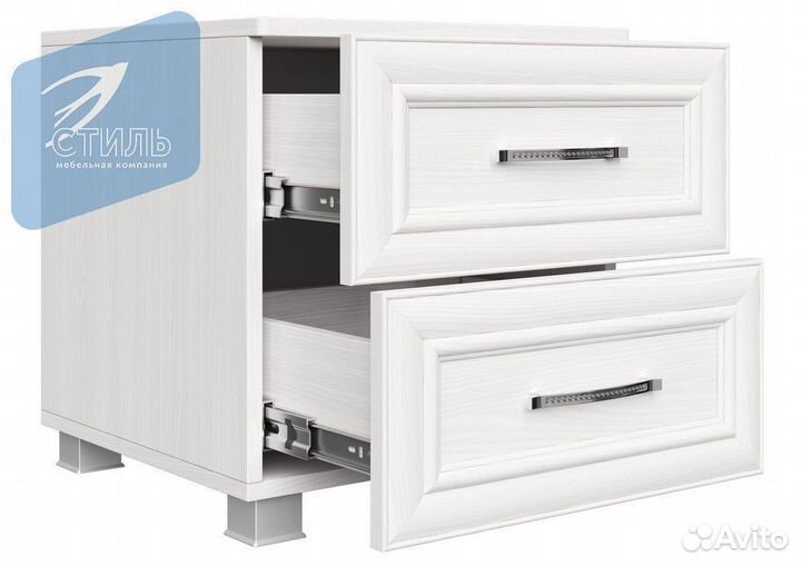 Прованс Тумба прикроватная Дуб Крафт белый