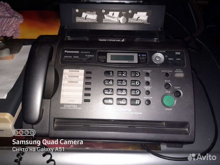 Факс Panasonic kx детектор счетчик банкнот