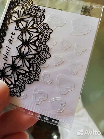 Трафареты для ногтей, наклейки, для маникюра