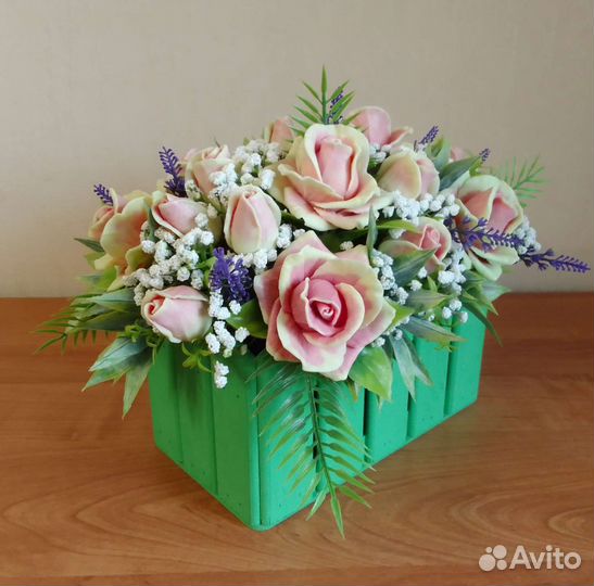 Цветы из мыла