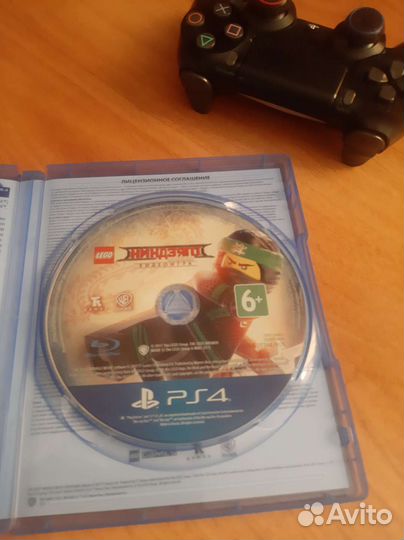 Диск Sony PS4. Игры пс 4. lego Ниндзяго