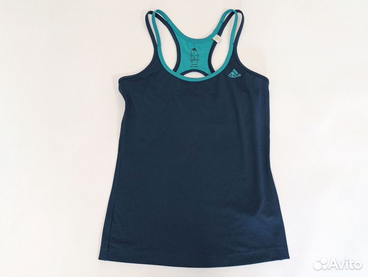 Майка спортивная Adidas S/42 синяя