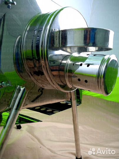 Походная печь Пошехонка Малая на 15 л. c 3D экрана