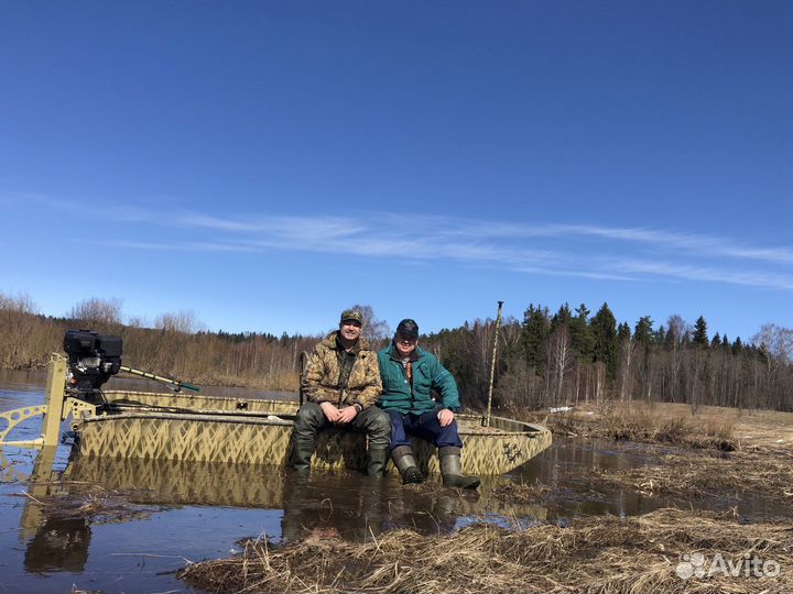 Лодка болотоход