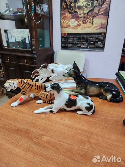 Фарфоровые статуэтки СССР Собаки