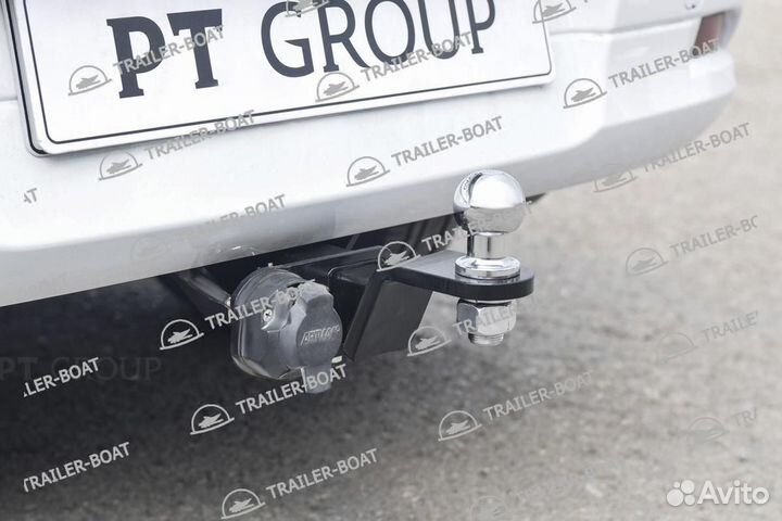 Фаркоп на Renault Logan 2014-2022, под квадрат, 45352