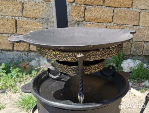 Чаша для саджа чугунная 8 мм Турция