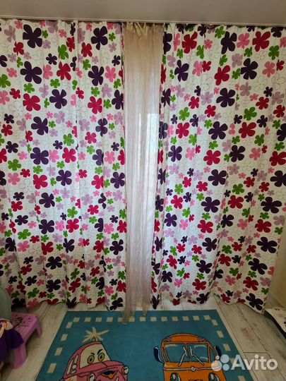 Шторы портьеры с тюлью