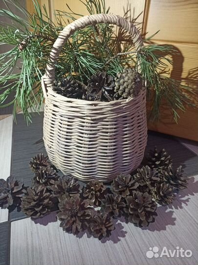 Сосновые шишки мульча, для декора, поделок