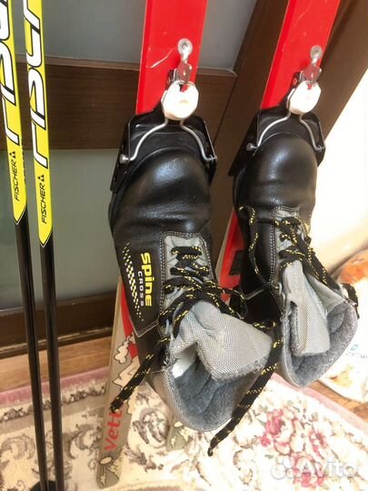 Лыжи беговые детские 150 с ботинками 37