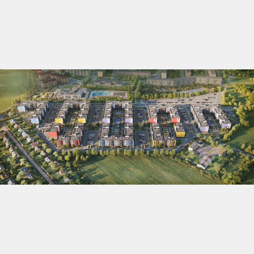 1-к. квартира, 36,5 м², 1/4 эт.