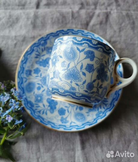 Антикварная кофейная пара