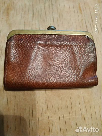 Кошелëк женский из натуральной кожи. СССР
