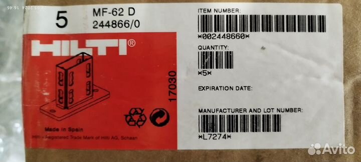 Крепеж hilti
