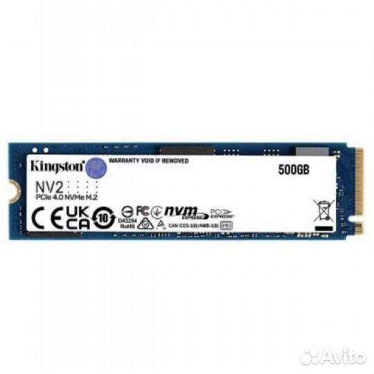 SSD накопитель Kingston NV2 M.2 2280 500гб