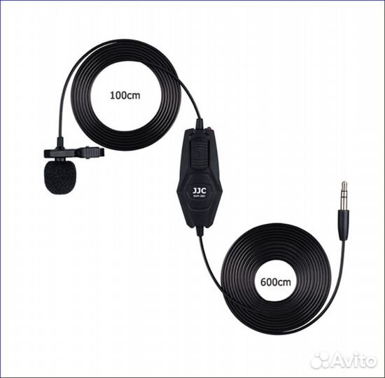 Микрофон всенаправленный петличный JJC SGM-38II