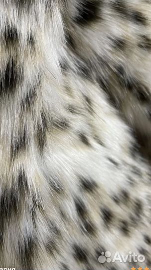 Искусственная леопардовая шуба