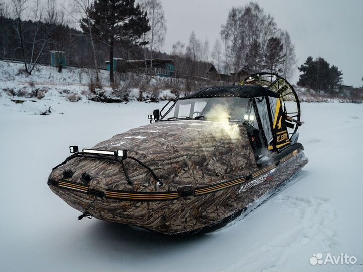 Аэролодка Alligator Raptor 650 с увеличенным баком