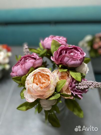 Искусственные цветы букеты