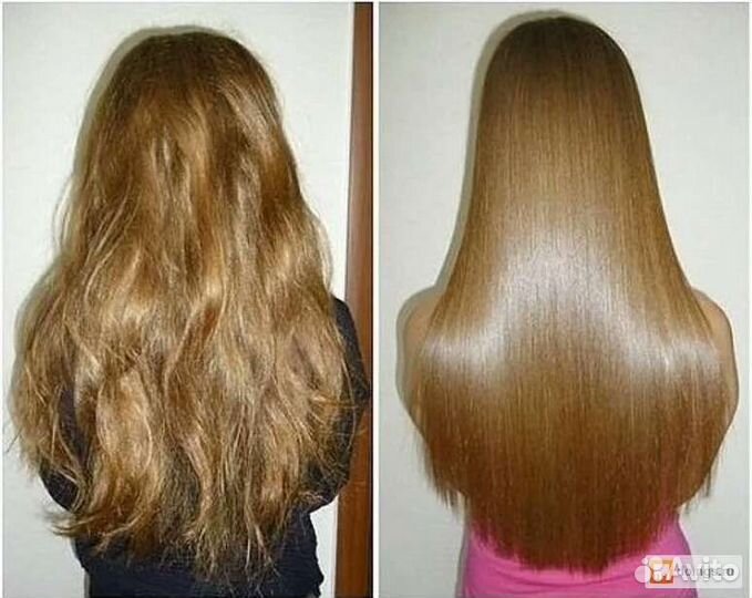 Кератиновое выпрямление волос