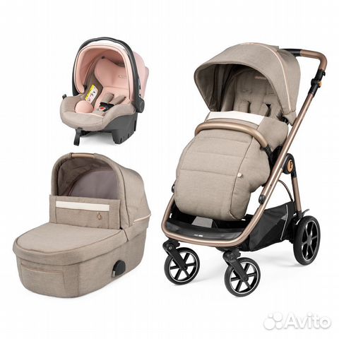 Коляска Peg Perego Veloce 3в1 автолюлька + база