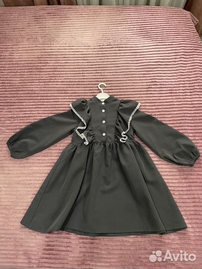 Школьная форма для девочки 134 серая