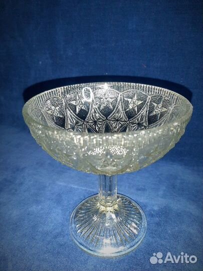 Ваза Богемия Чехословакия 40 см, Кувшин Конфетница