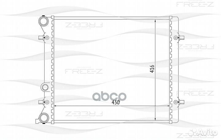 Радиатор KK0188 free-Z