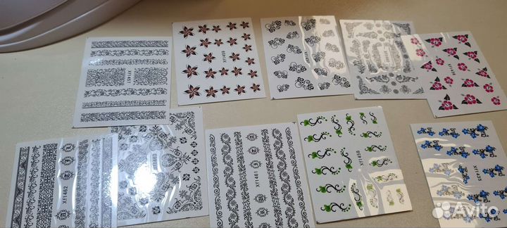 Наклейки на ногти