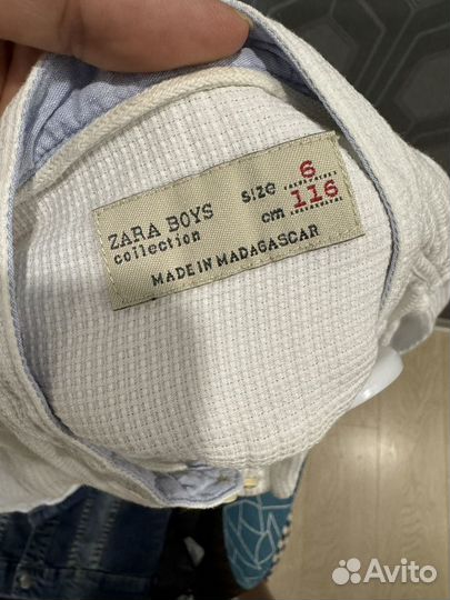 Рубашка на мальчика 116 zara