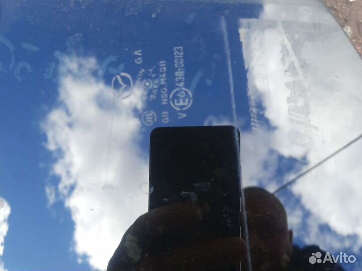 Стекло задней левой двери Мазда 6 GJ 2014