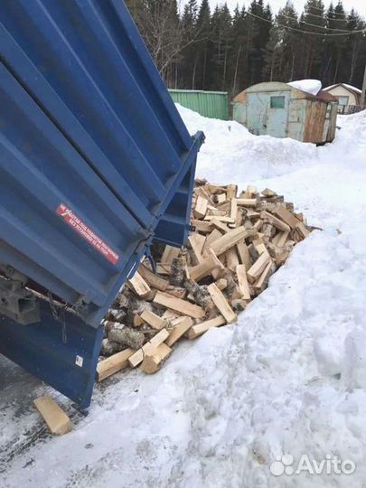 Дрова березовые. Колотые