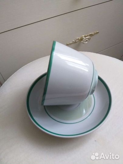 Чашка с блюдцем дулёво (клеймо)