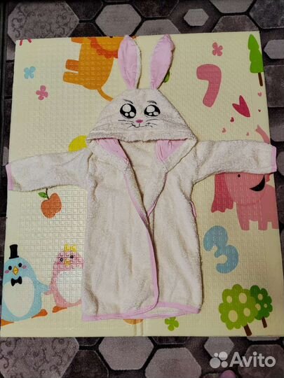 Детский махровый халат 86-92