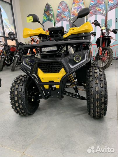 Квадроцикл 125 кубов черно-желтый