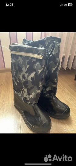 Сапоги резиновые утепленные