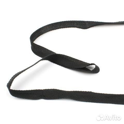 Тесьма чёрная для шитья