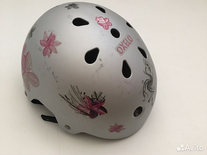 Детский шлем защитный для велосипеда или роликов