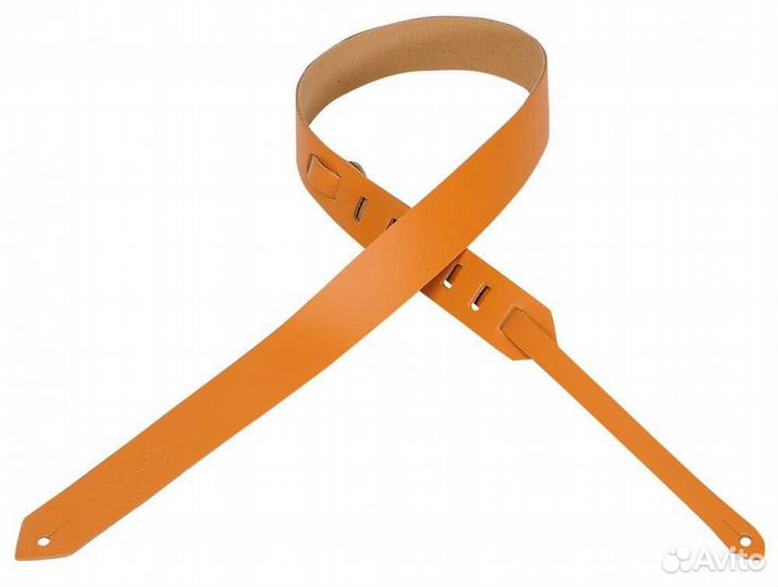 Кожанный гитарный ремень Levys M70 TAN XL