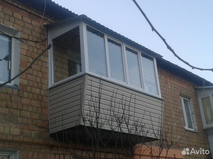 Балконы, лоджии с крышей