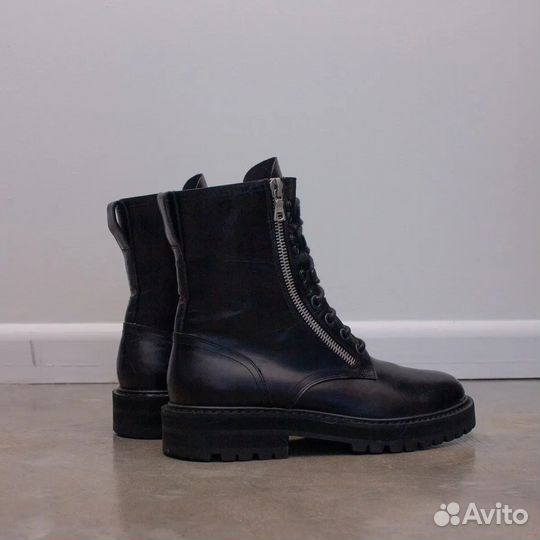 Dries Van Notten AW16 Zip Combat Boots ботинки