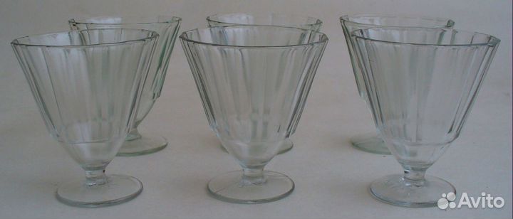 Рюмки Лафитники СССР 6 шт. Клеймо дхз Ликёрные