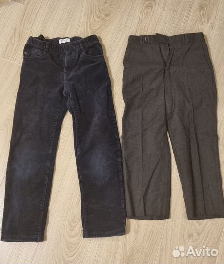 Ветровка H&M 122, брюки zara 8лет, рубашки 122 см