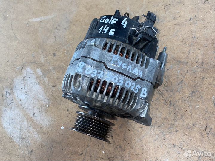 Генератор 037903025В 70А Гольф 4 Шкода 1.4л