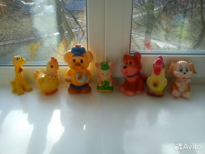 Резиновые игрушки из СССР